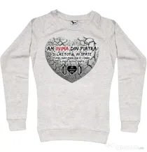 Bluza ADLER dama INIMA DIN PIATRA Migdala melanj