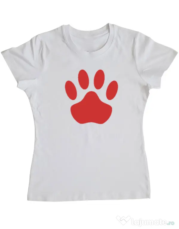 Tricou personalizat dama Custom design Alb