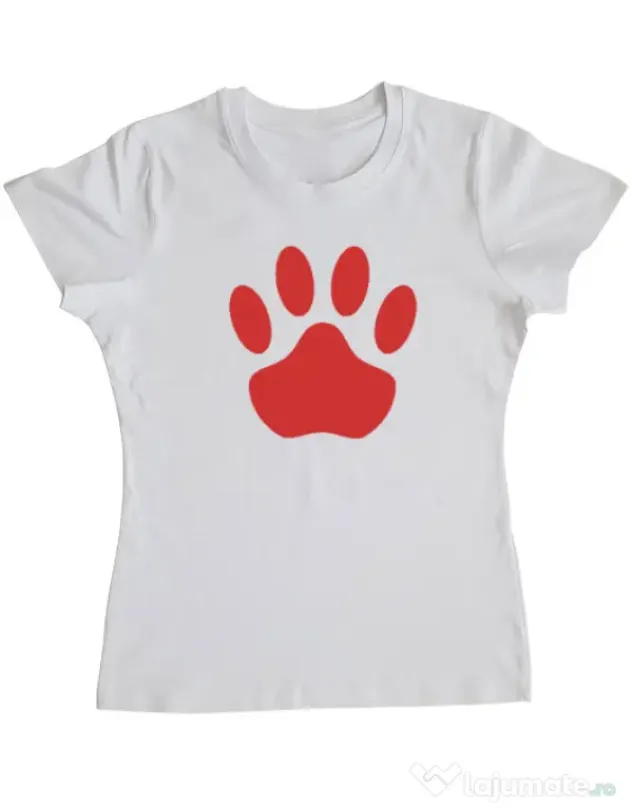 Tricou personalizat dama Custom design Alb
