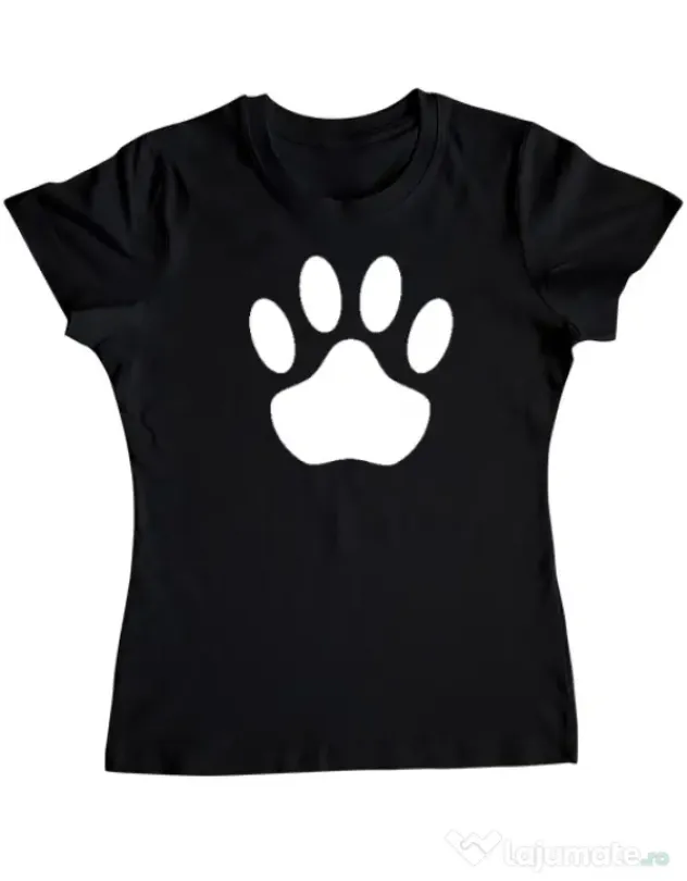 Tricou personalizat dama Custom design Negru