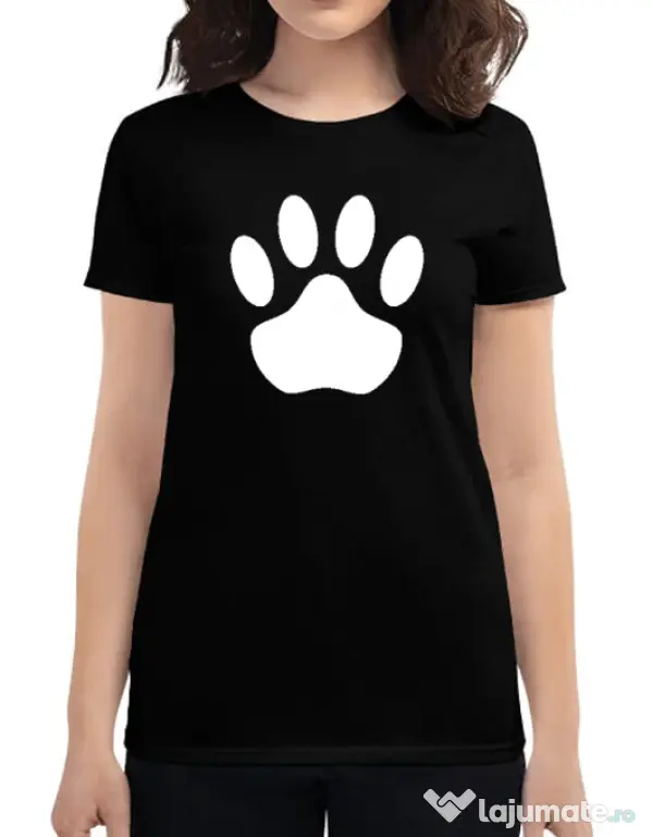 Tricou personalizat dama Custom design Negru