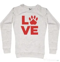 Bluza personalizata dama Love Kola Kariola Rosu Migdala melanj