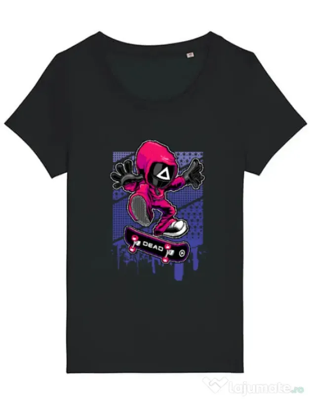 Tricou STANLEY STELLA dama Squid Game 3 Negru