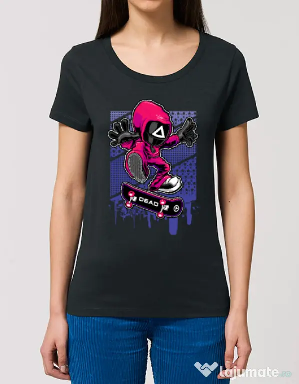 Tricou STANLEY STELLA dama Squid Game 3 Negru