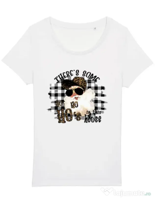 Tricou STANLEY STELLA dama Ho in da house Alb
