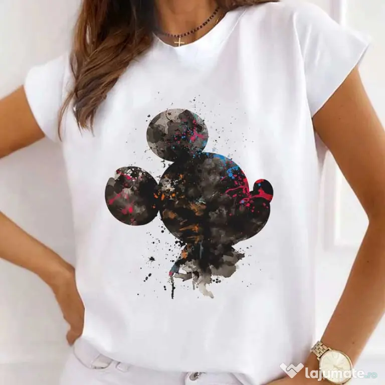 Tricou STANLEY STELLA dama Watercolor Mickey