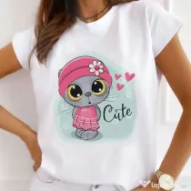 Tricou STANLEY STELLA dama Cute Cat