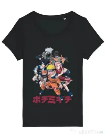 Tricou STANLEY STELLA dama Naruto Ninja Team Negru