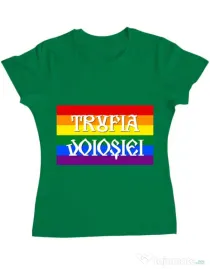 Tricou personalizat dama Trufia Voiosiei Verde mediu