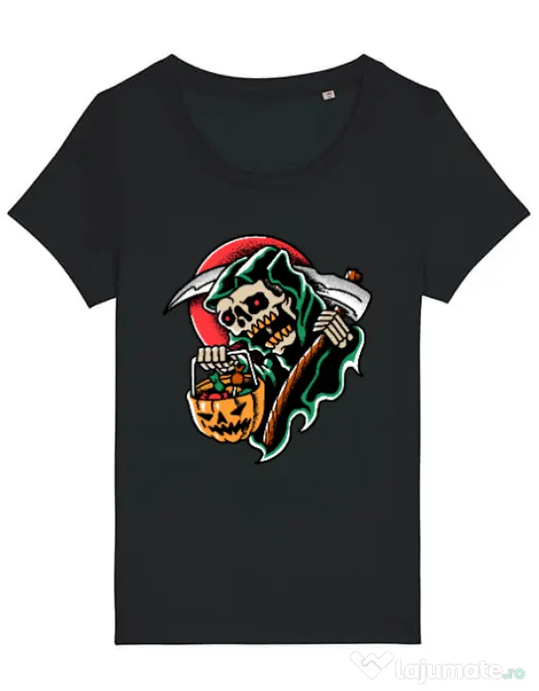 Tricou STANLEY STELLA dama It's Halloween Time Negru