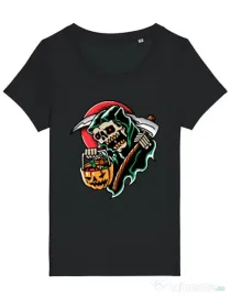 Tricou STANLEY STELLA dama It's Halloween Time Negru