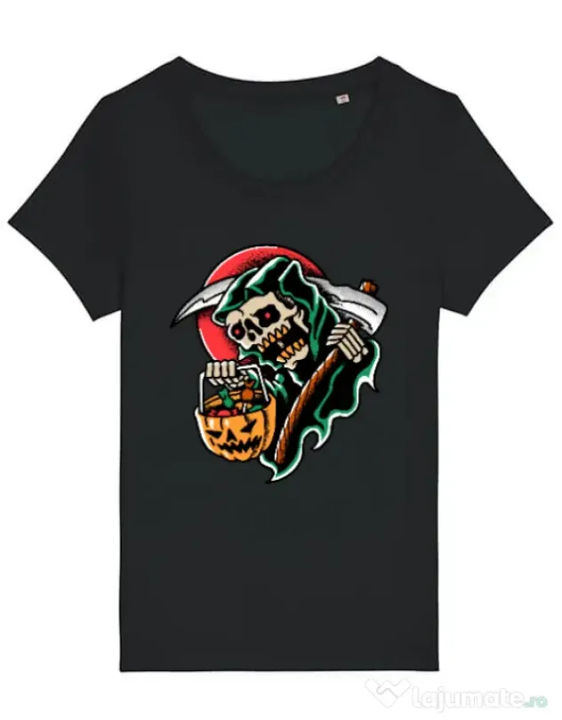 Tricou STANLEY STELLA dama It's Halloween Time Negru