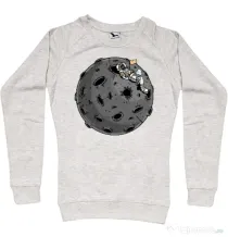 Bluza personalizata dama Chill Astronaut Migdala melanj