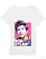 Tricou STANLEY STELLA dama Bob Dylan Alb