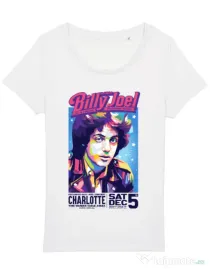 Tricou STANLEY STELLA dama BILLY JOEL Alb