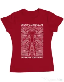 Tricou personalizat dama vecna's mindscape Rosu