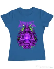 Tricou personalizat dama DARK SPELL Albastru azuriu