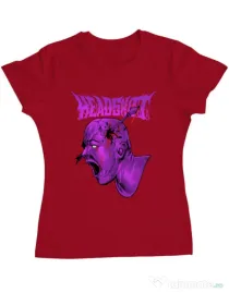 Tricou personalizat dama HEADSHOT Rosu