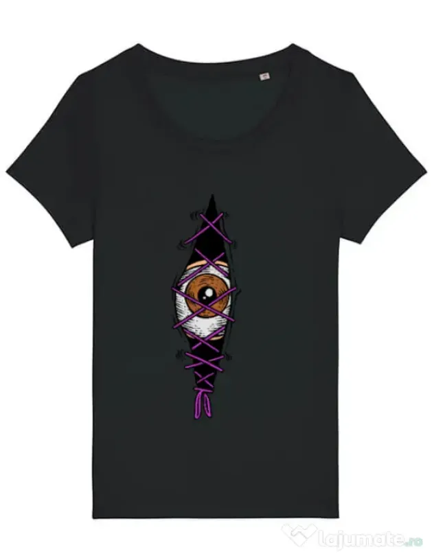 Tricou STANLEY STELLA dama INSIDE OF ME Negru