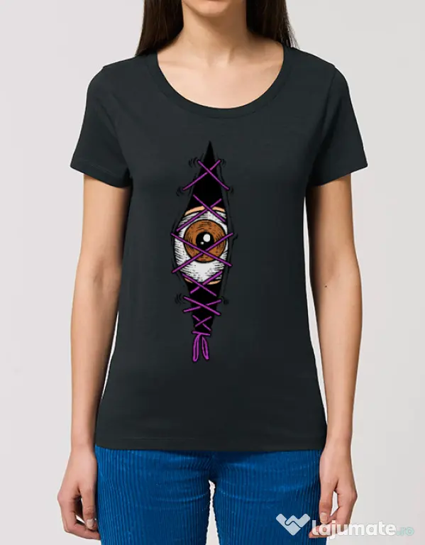 Tricou STANLEY STELLA dama INSIDE OF ME Negru