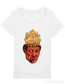 Tricou STANLEY STELLA dama OPEN YOUR MIND Alb