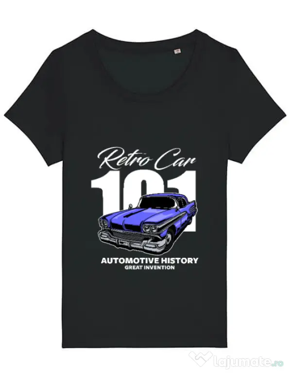 Tricou STANLEY STELLA dama RETRO CAR 101 Negru