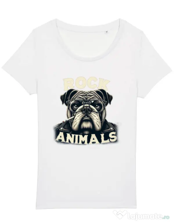 Tricou STANLEY STELLA dama BULLDOG 06 Alb