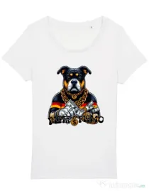 Tricou STANLEY STELLA dama BULLDOG 08 Alb