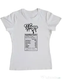 Tricou personalizat dama Zodiac | Fecioara Alb