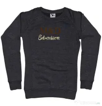 Bluza personalizata dama M&D 10 Negru melanj