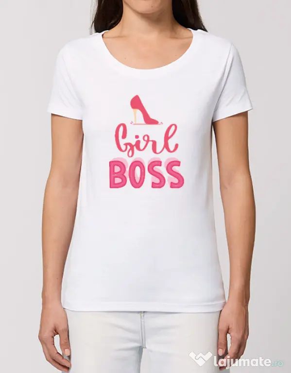 Tricou STANLEY STELLA dama Girls boss Alb