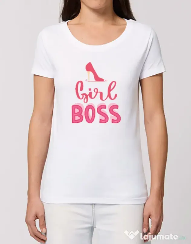 Tricou STANLEY STELLA dama Girls boss Alb