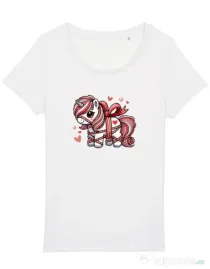 Tricou STANLEY STELLA dama Cute ponny Alb