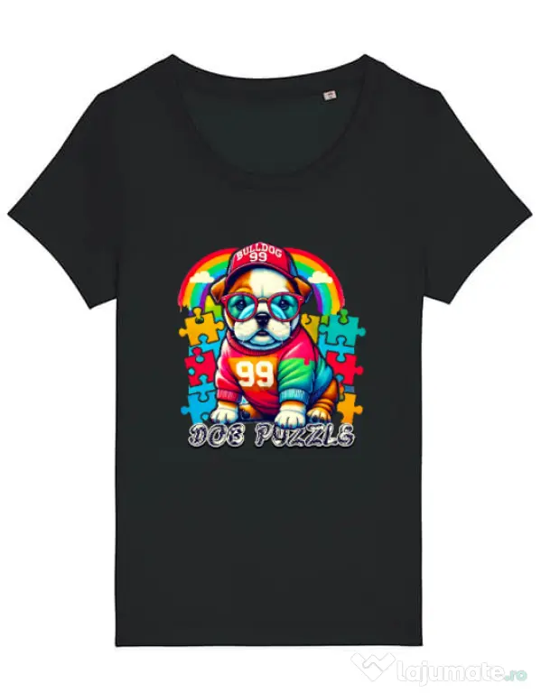 Tricou STANLEY STELLA dama BULLDOG 101 Negru
