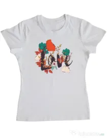 Tricou personalizat dama M&D 28 love Alb