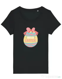 Tricou STANLEY STELLA dama HELLO EASTER Negru