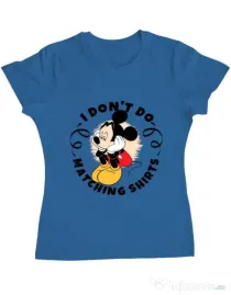 Tricou ADLER dama Matching shirts Albastru azuriu