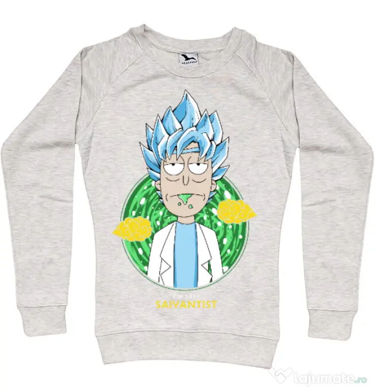 Bluza ADLER dama I'm just saiyantist Migdala melanj