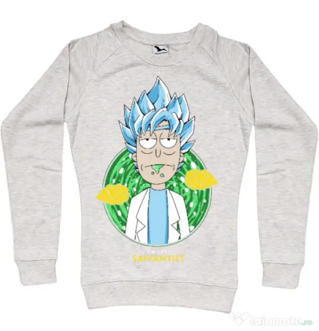 Bluza ADLER dama I'm just saiyantist Migdala melanj