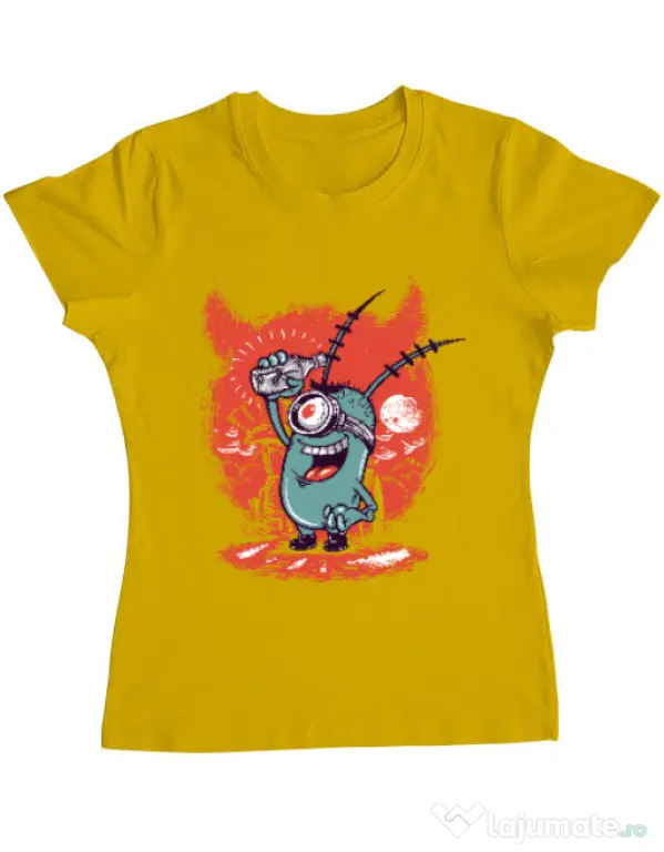 Tricou ADLER dama Plankton Galben