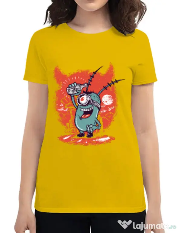 Tricou ADLER dama Plankton Galben