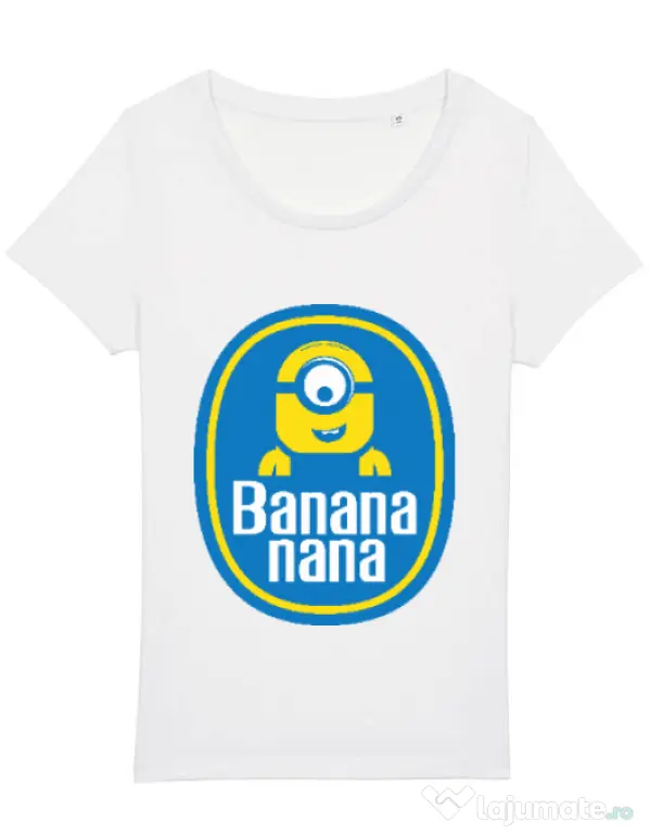 Tricou STANLEY STELLA dama Bananana Alb