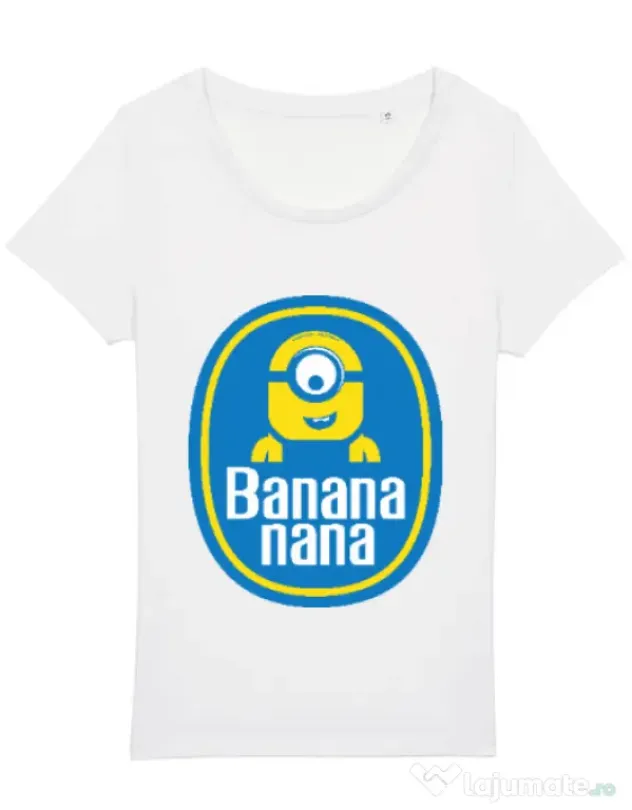 Tricou STANLEY STELLA dama Bananana Alb