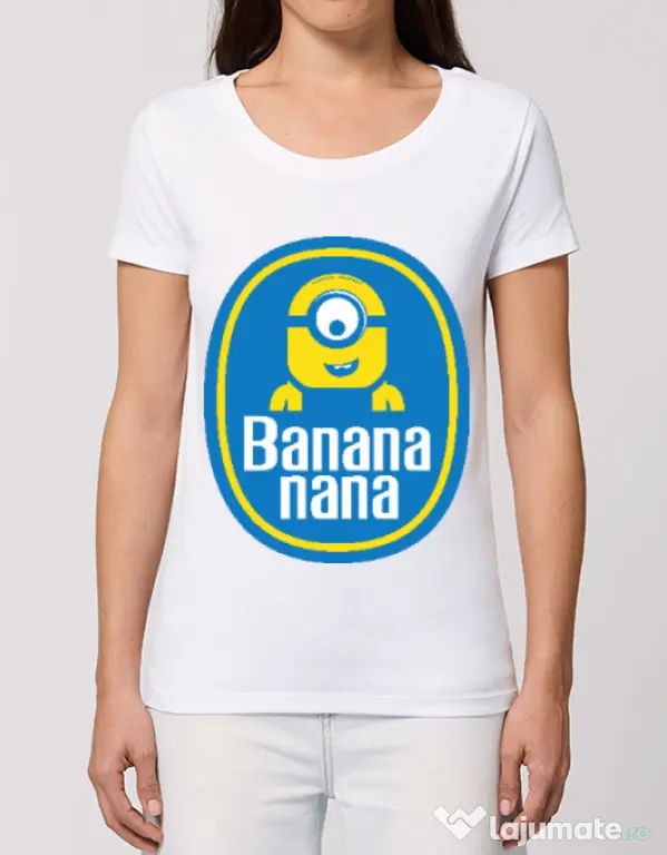 Tricou STANLEY STELLA dama Bananana Alb