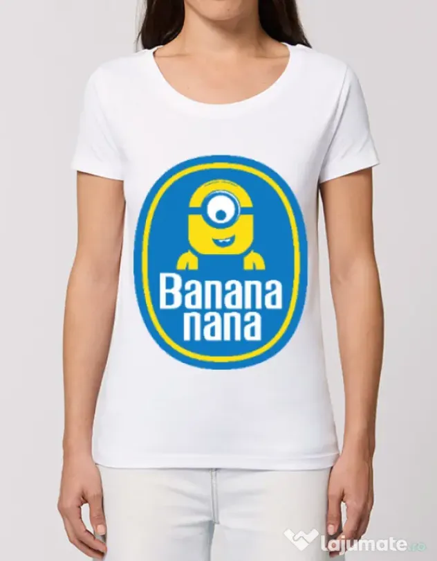 Tricou STANLEY STELLA dama Bananana Alb