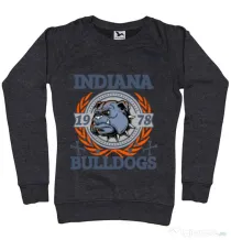 Bluza ADLER dama Indiana Bulldogs Negru melanj