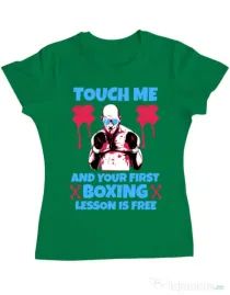 Tricou ADLER dama Touch me Verde mediu