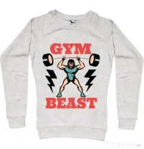 Bluza ADLER dama Gym Beast Migdala melanj