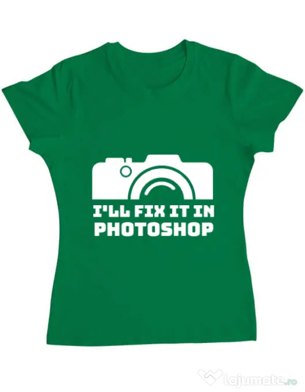 Tricou ADLER dama I’ll fix it Verde mediu