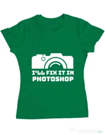Tricou ADLER dama I’ll fix it Verde mediu